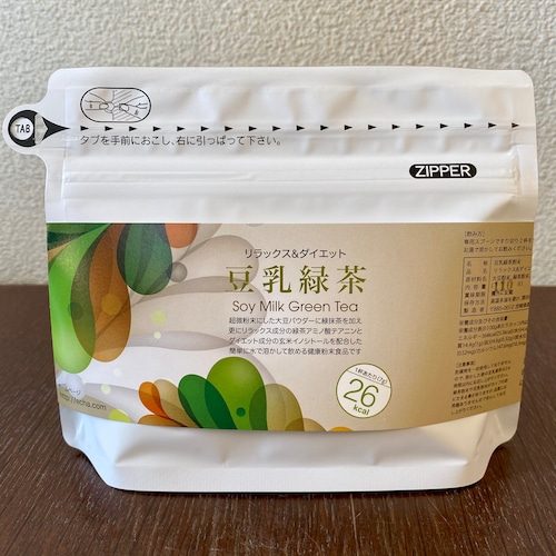 豆乳緑茶（イノシトール＋テアニン入り１５杯分）