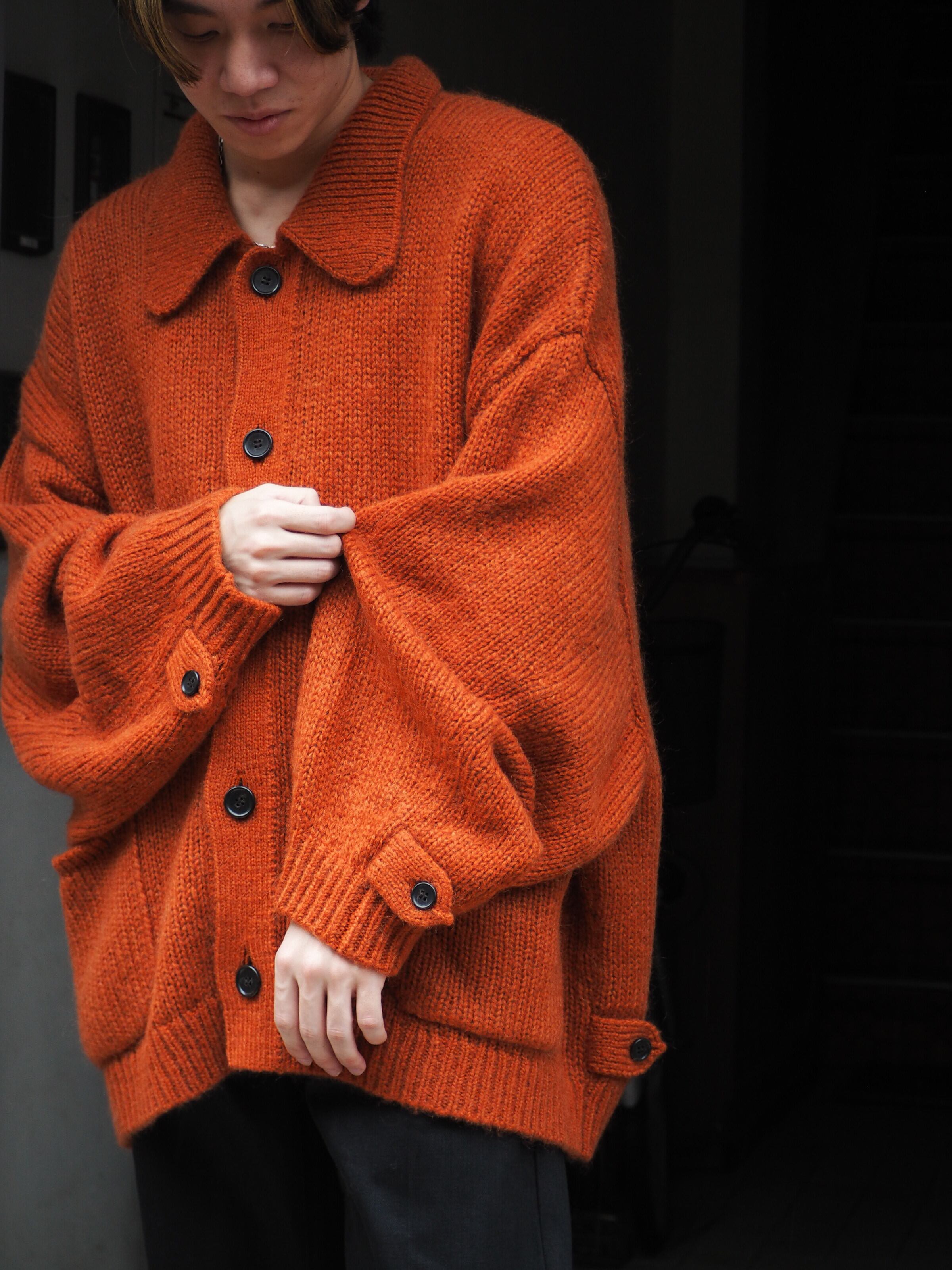 LAST1】MOHAIR KNIT Blouson Cardigan(ORG) | PiuLoro(ピウロロ 