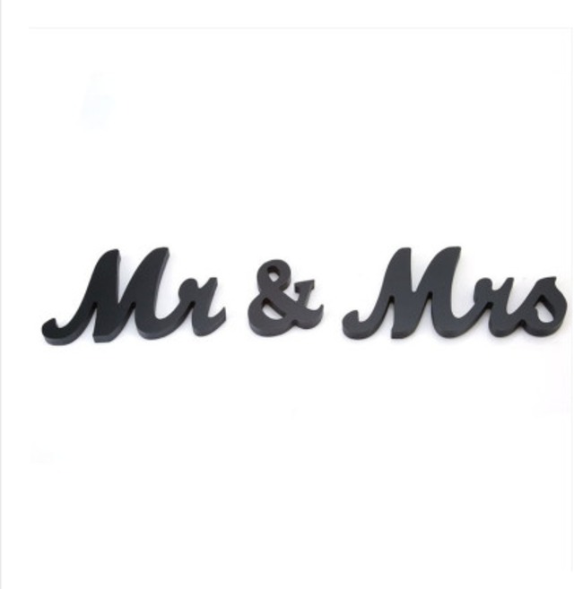 木製オブジェ　Mr & Mrs　⑥