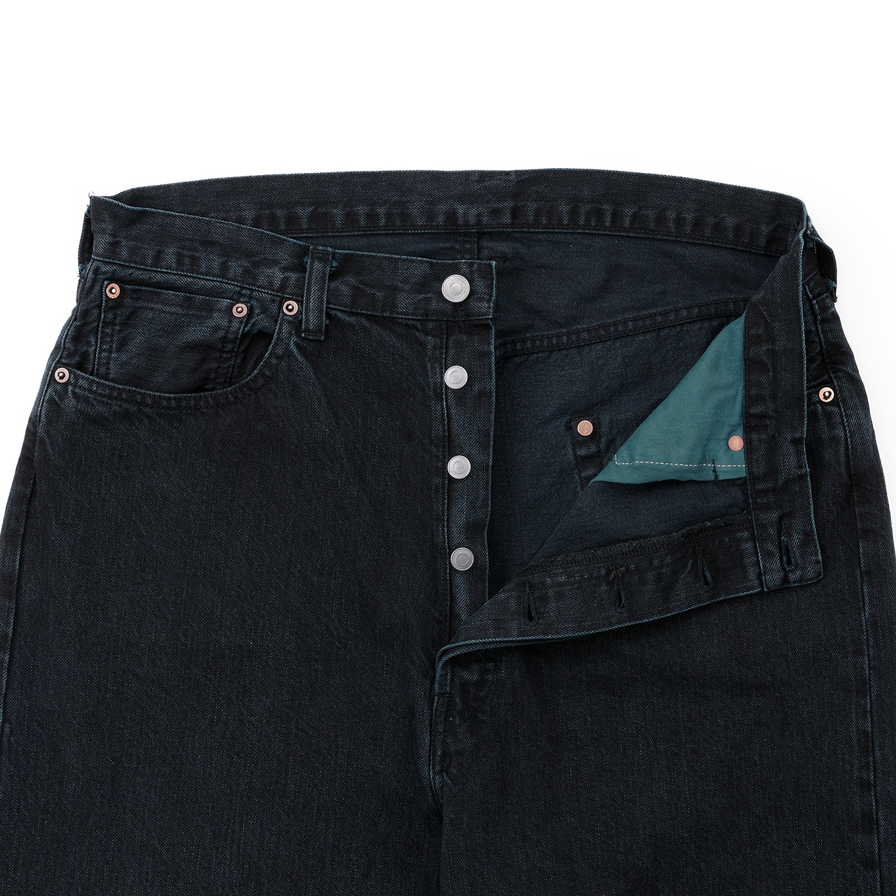 A.PRESSE for everyone Vintage Baggy Denim Pants (BLACK) | everyone