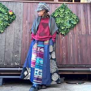 ビッグポンチョカーディガン