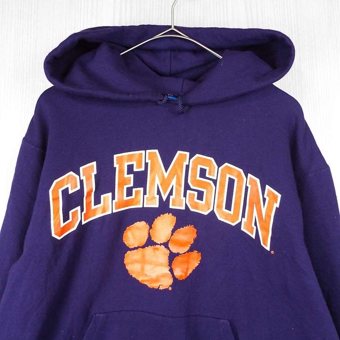 SOLD OUT】素敵なカレッジロゴ チャンピオン Champion CLEMSON大学 袖 