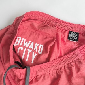 BIWAKO CITY / NYLON SHORTS / CORAL