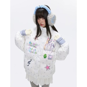 [BETWEENAND] Winter Star White Down Jacket