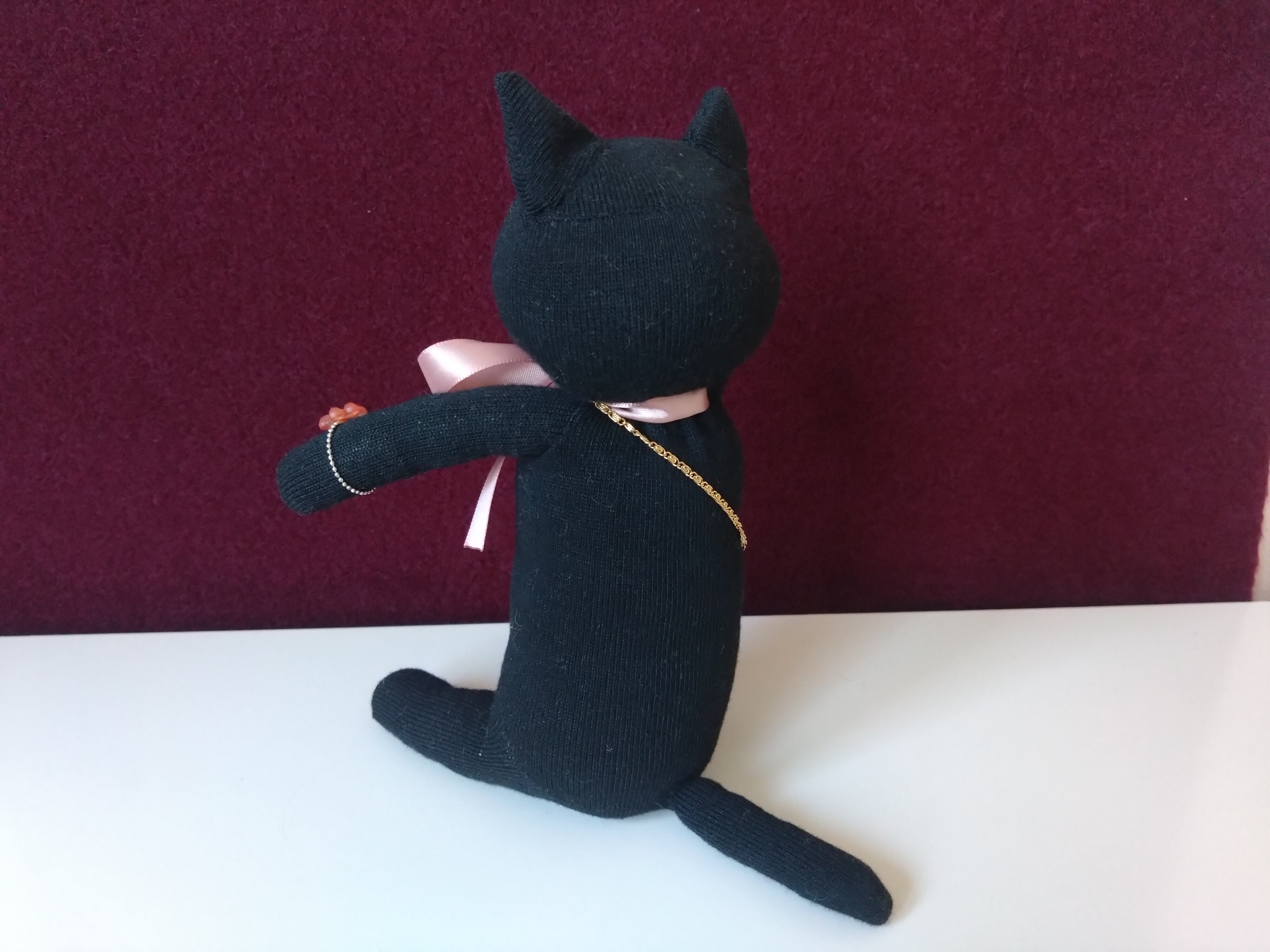 ハンドメイド へそ猫 靴下猫 ソックスキャット ねこのもり | ねこの