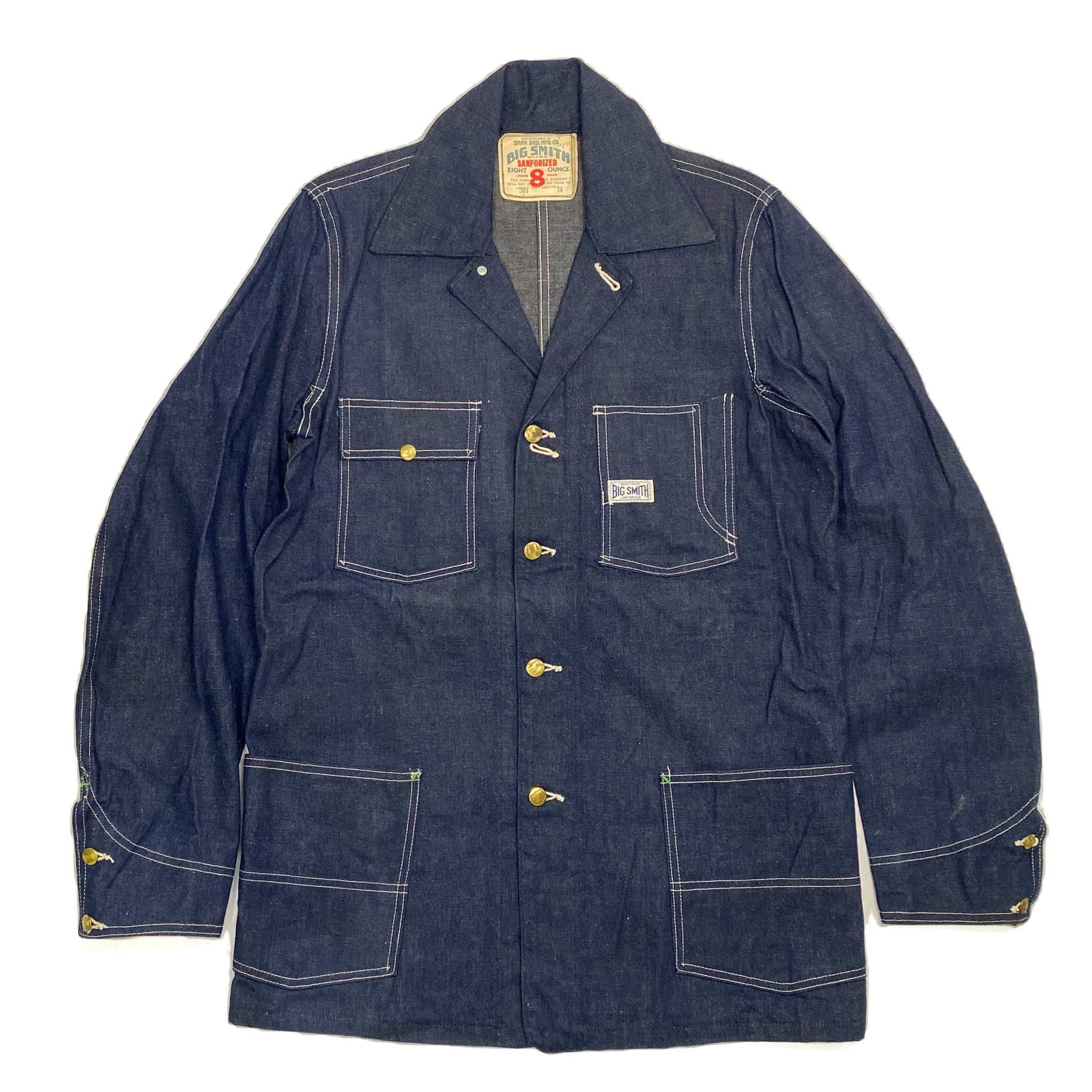 DEAD STOCK" 's BIG SMITH Denim Coverall Jacket / ビッグスミス