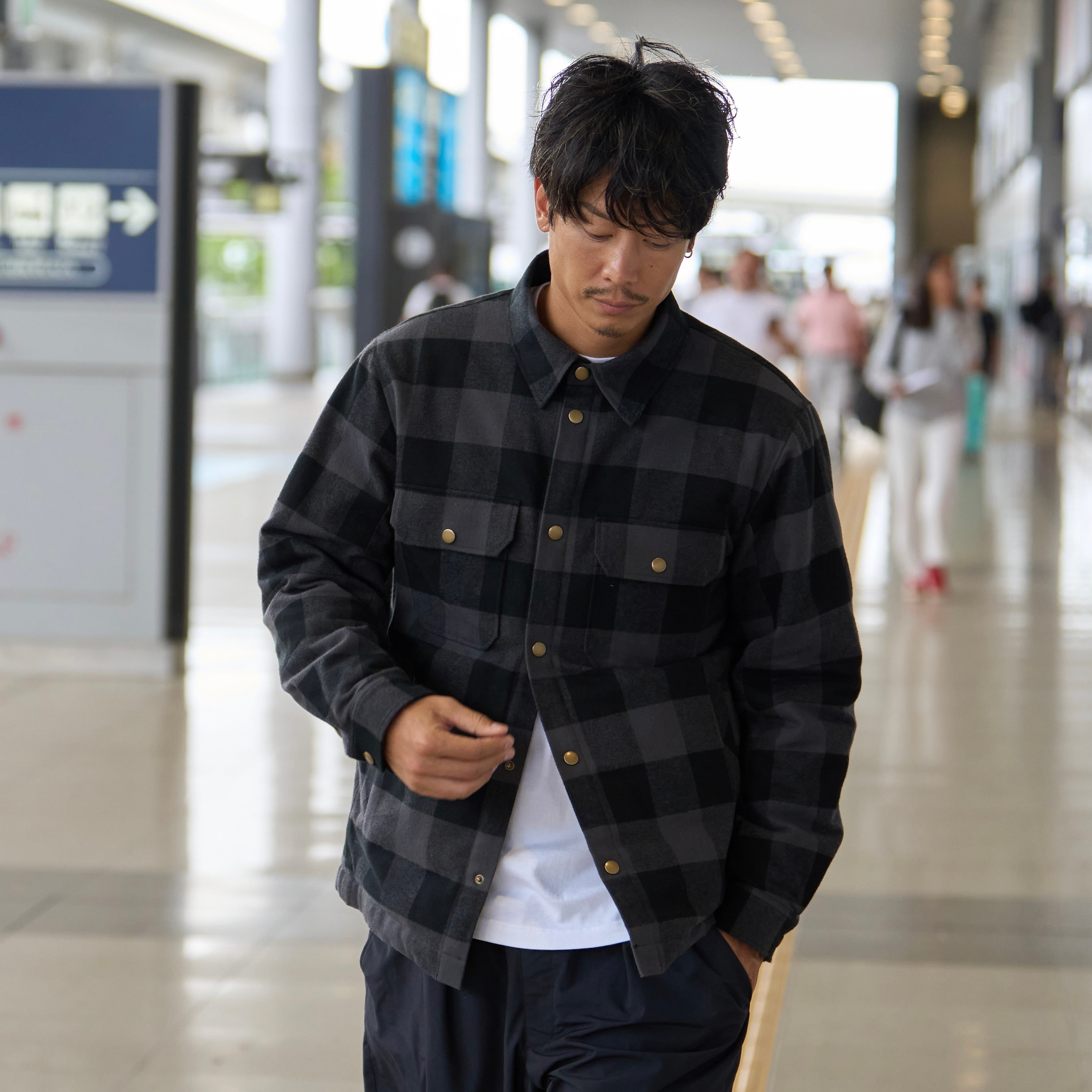 着るだけで“考えずに決まる”休日スタイル「中綿バッファローチェック