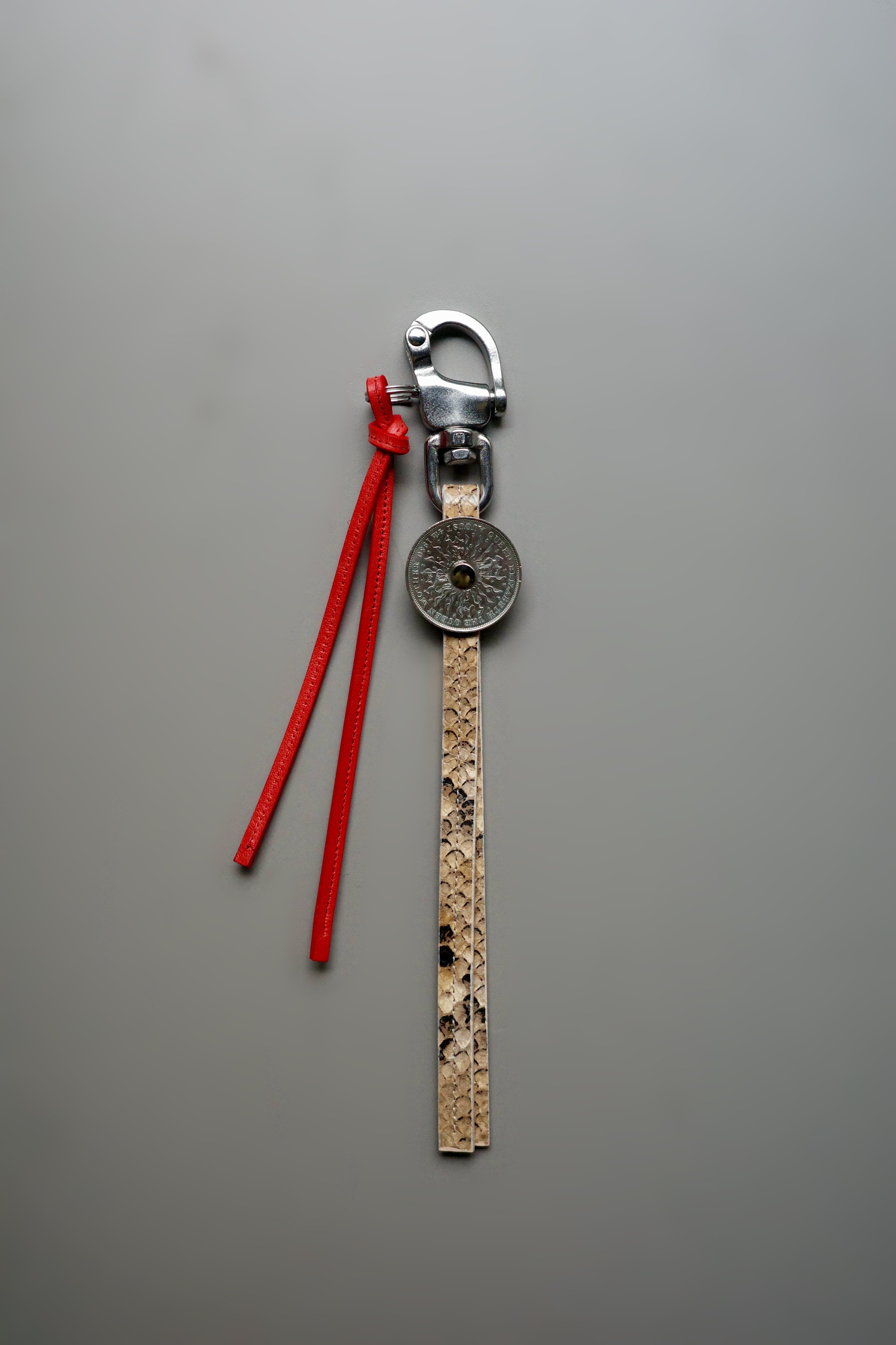 SIX 95【Commemorative Keyring -Red/Beige-】