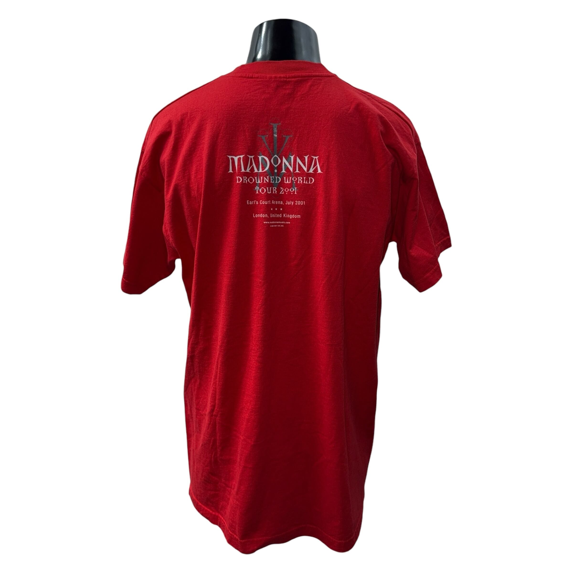 MADONNA】マドンナ ''DROWNED WORLD TOUR 2001''Tシャツ