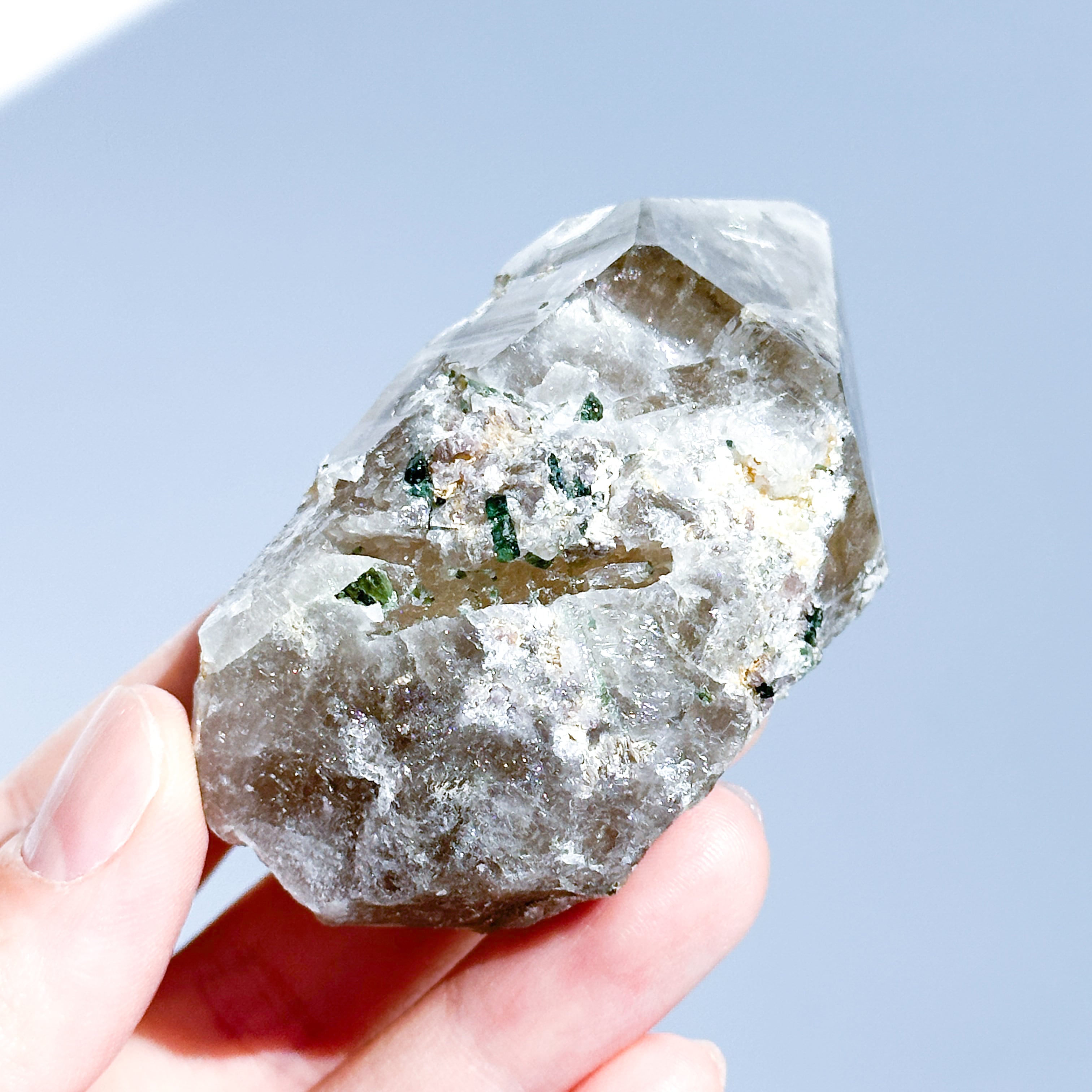 トルマリン入り◎シトリン（黄水晶） 原石03◇ Citrine ◇ 天然石