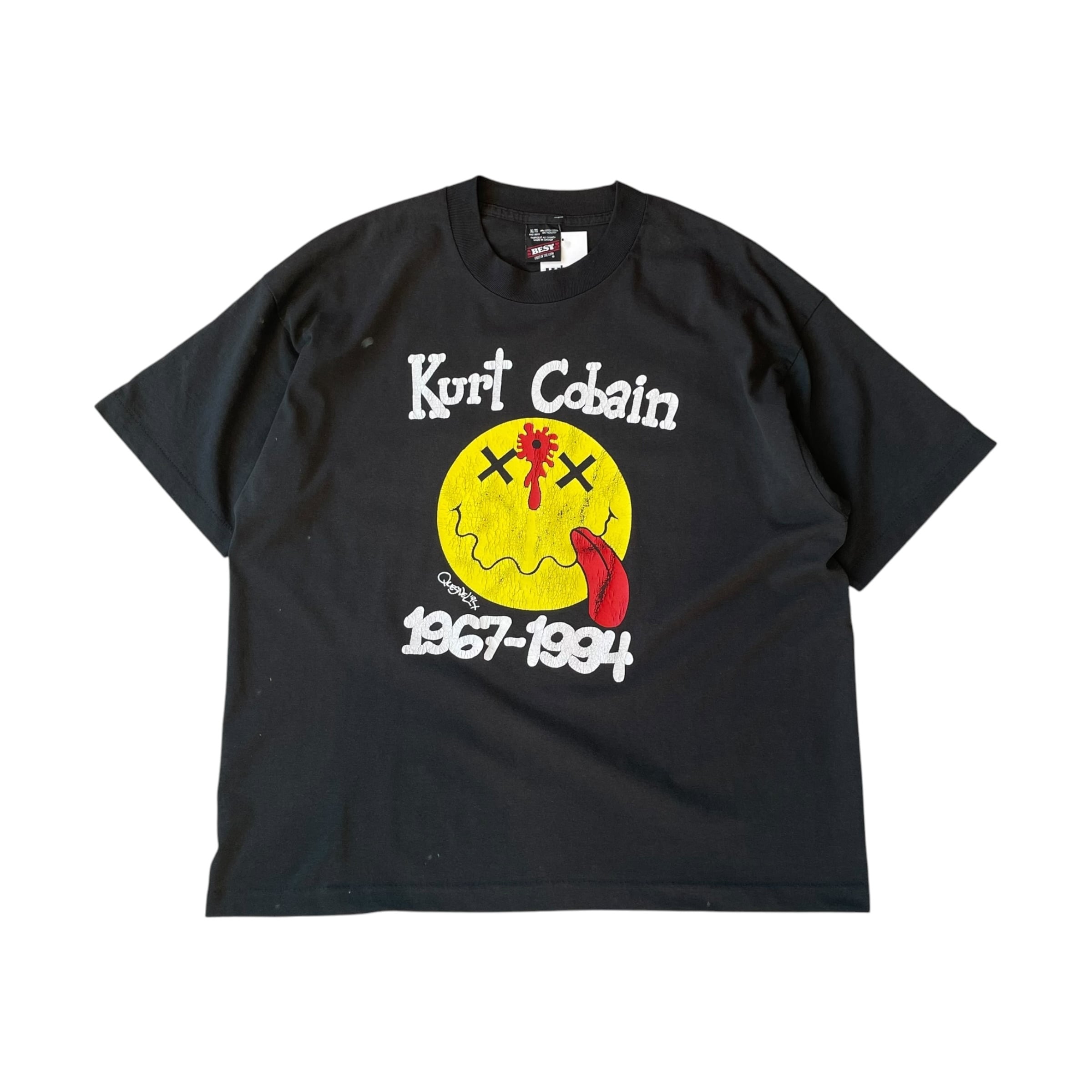 Special!! 1994s Kurt Cobain "Head Shot Smily Fcce" T-shirt