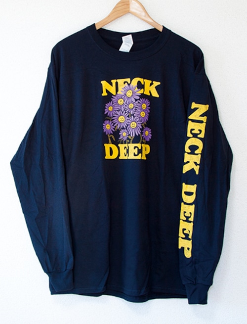 【NECK DEEP】Daisy Smiles Long Sleeve (Black)