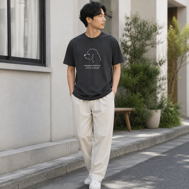 POODLE PROFILE|Tシャツ