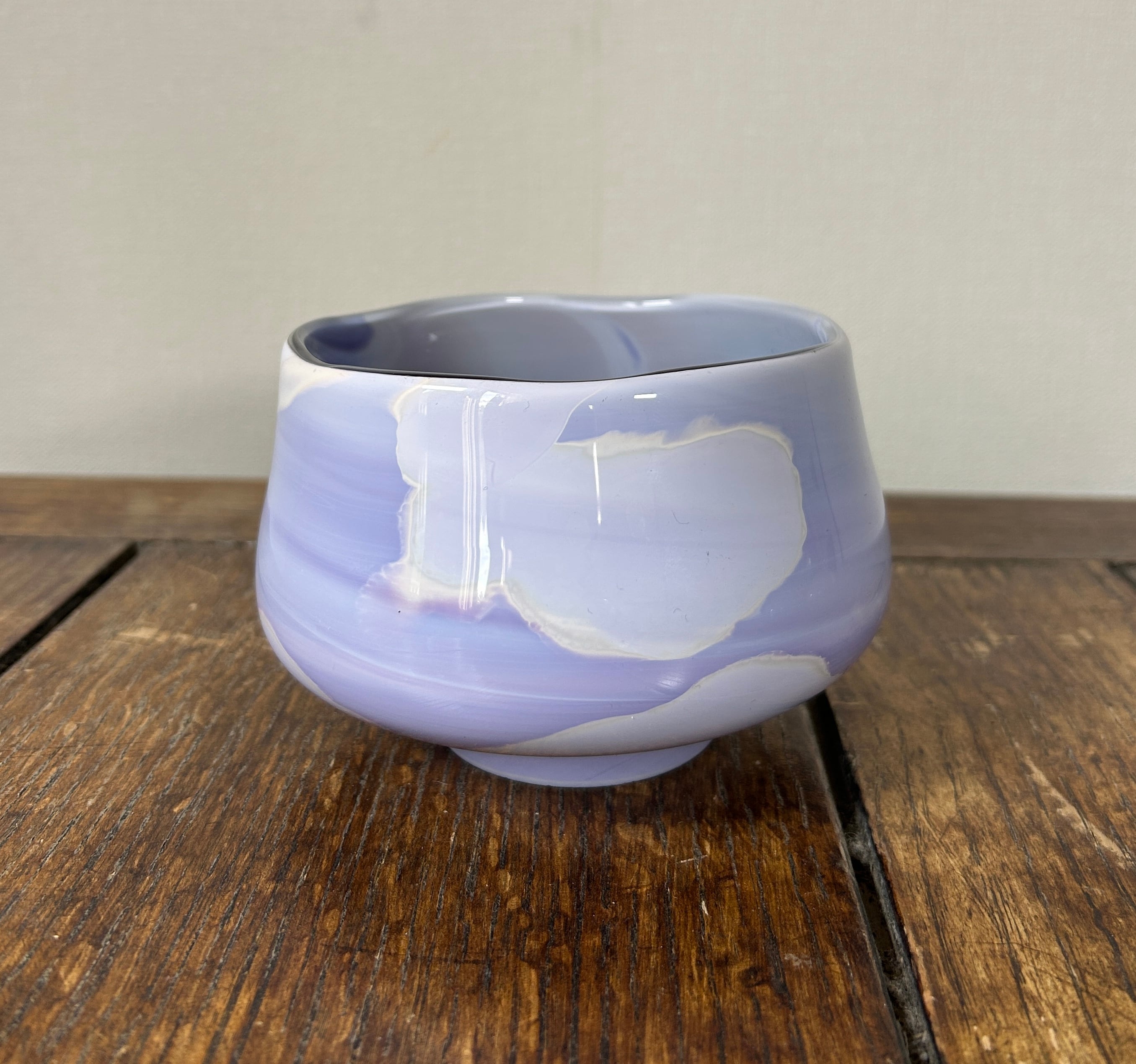 耐熱燿変ガラス 抹茶茶碗 半筒形 燿（たまさか）瑞雲 抹茶茶碗 TPK-CHA