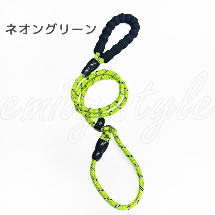 pet用 スリップリード 首輪一体型リード しつけリード ラウンドリード