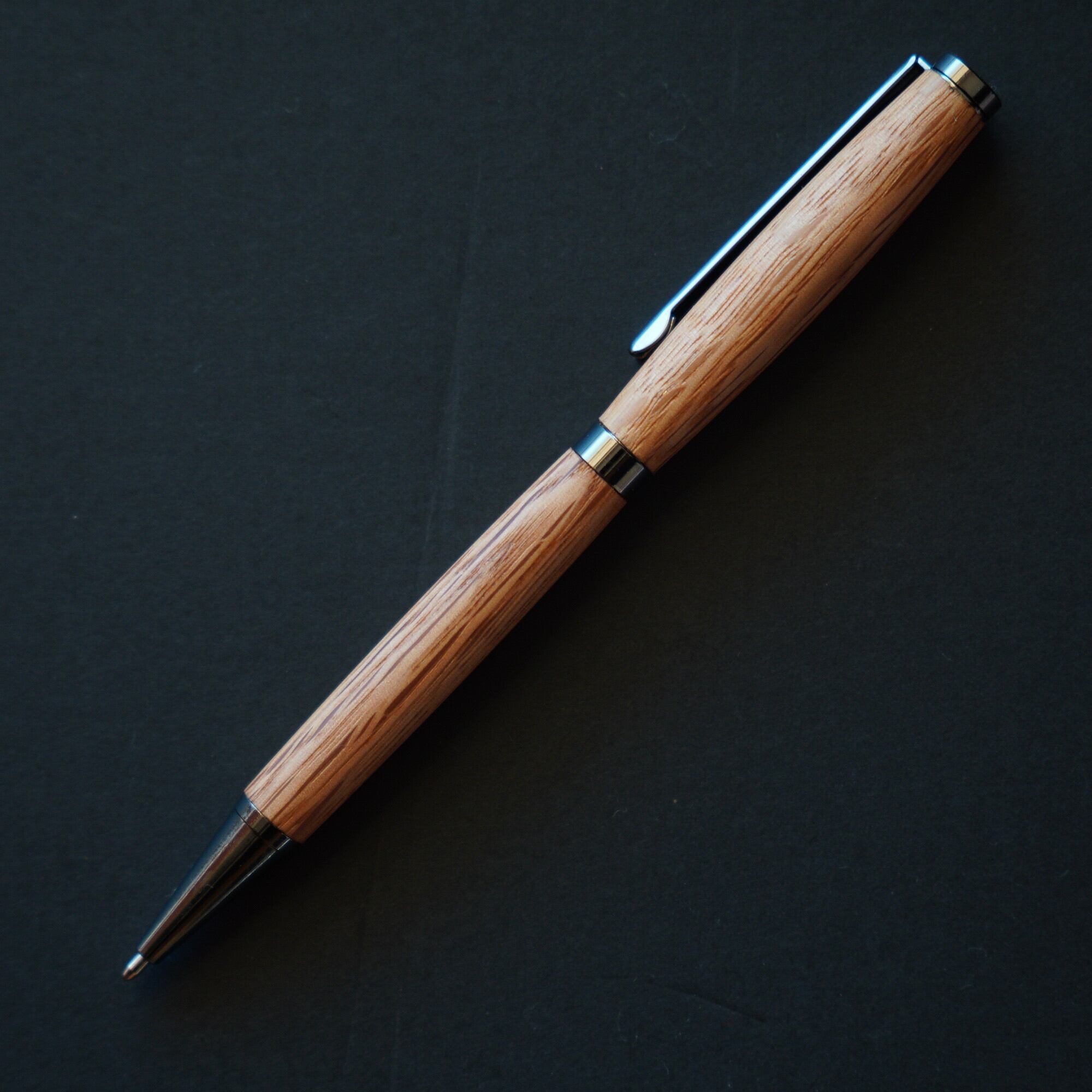 埋れ木オーク ボールペン | Bog Oak Twist Pen | キャムズクラフト