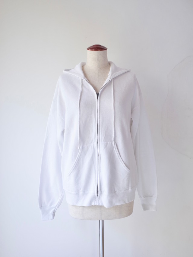 90s Lee white zip hoodie