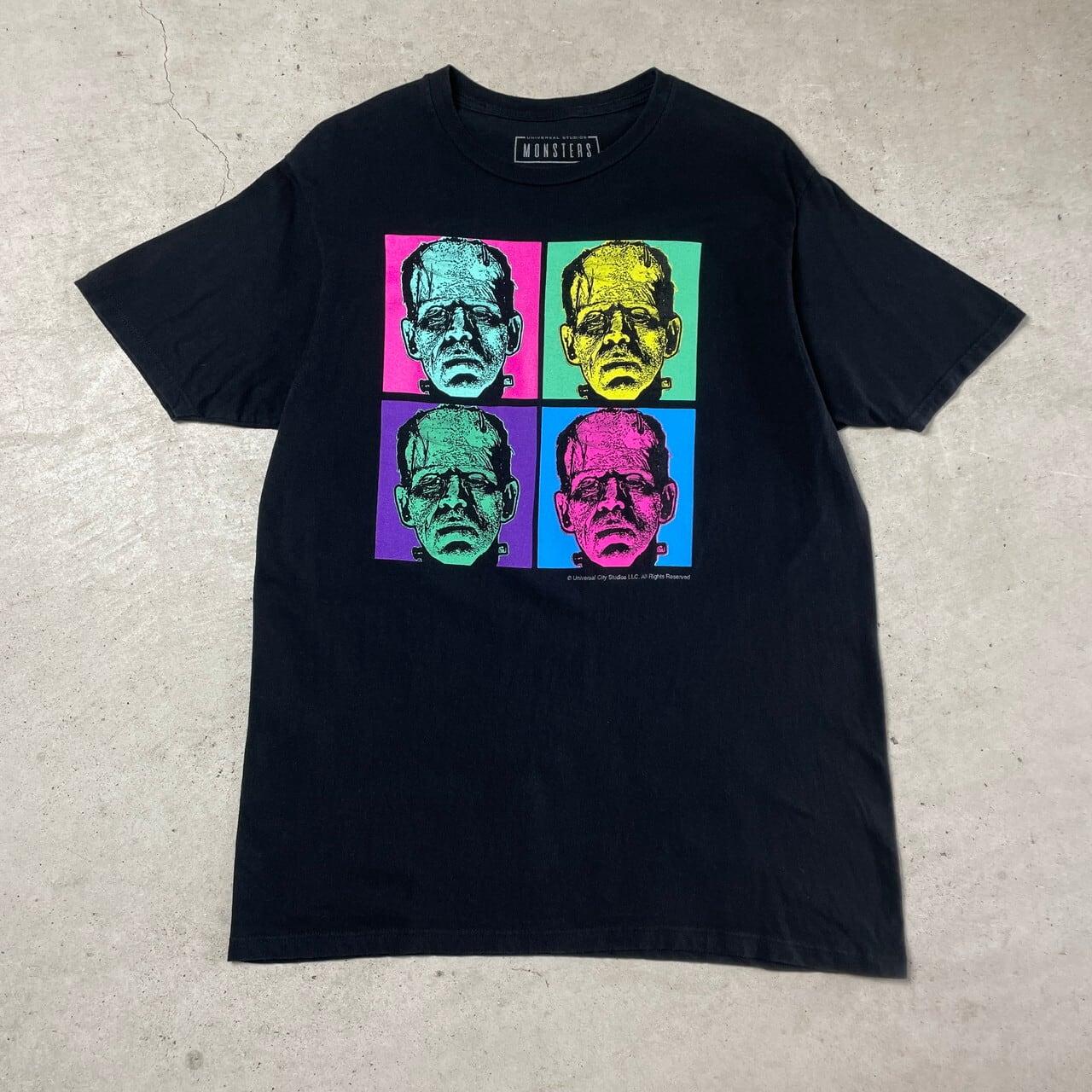 ユニバーサル・モンスターズ フランケンシュタイン ムービーTシャツ 