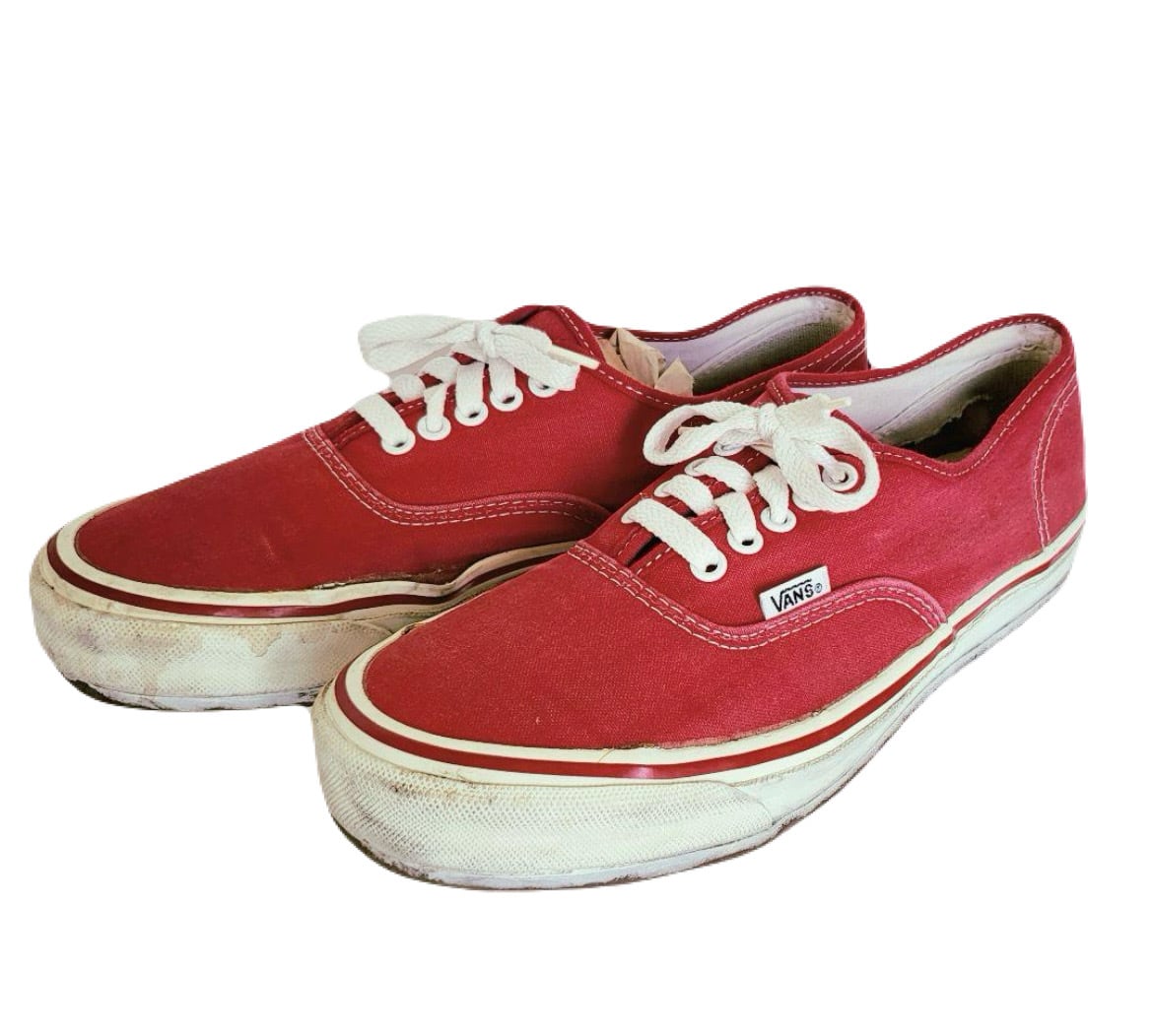 80s Vans Authentic Red | ANDACS VINTAGE