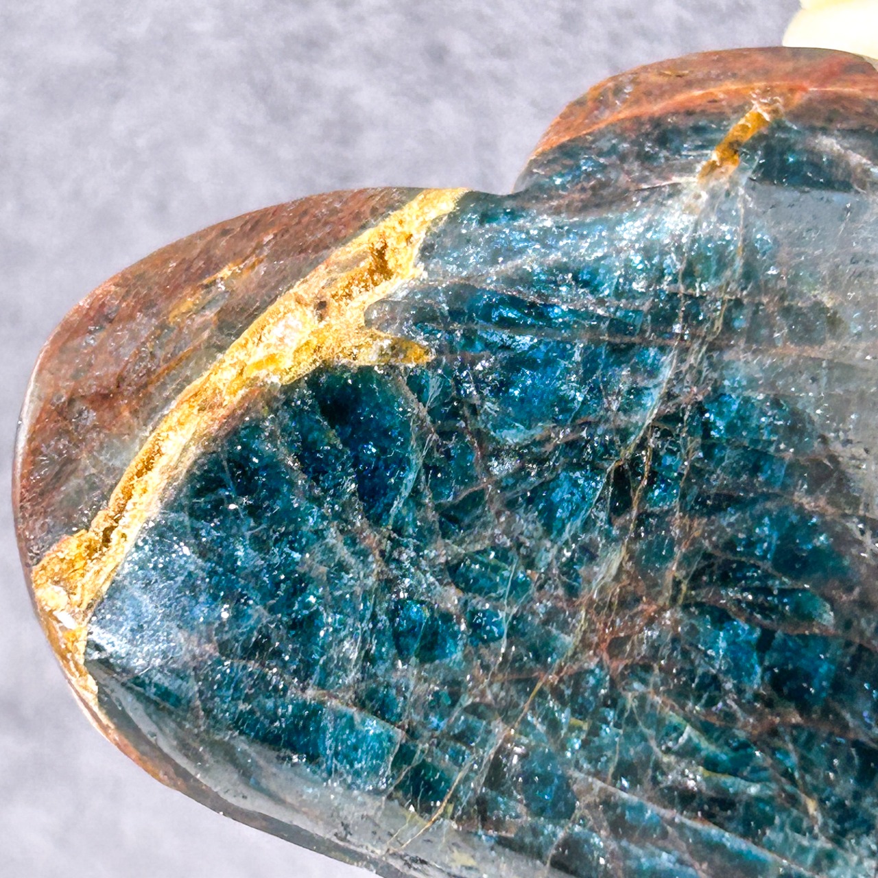 ブルーアパタイト&ピーターサイト ハート