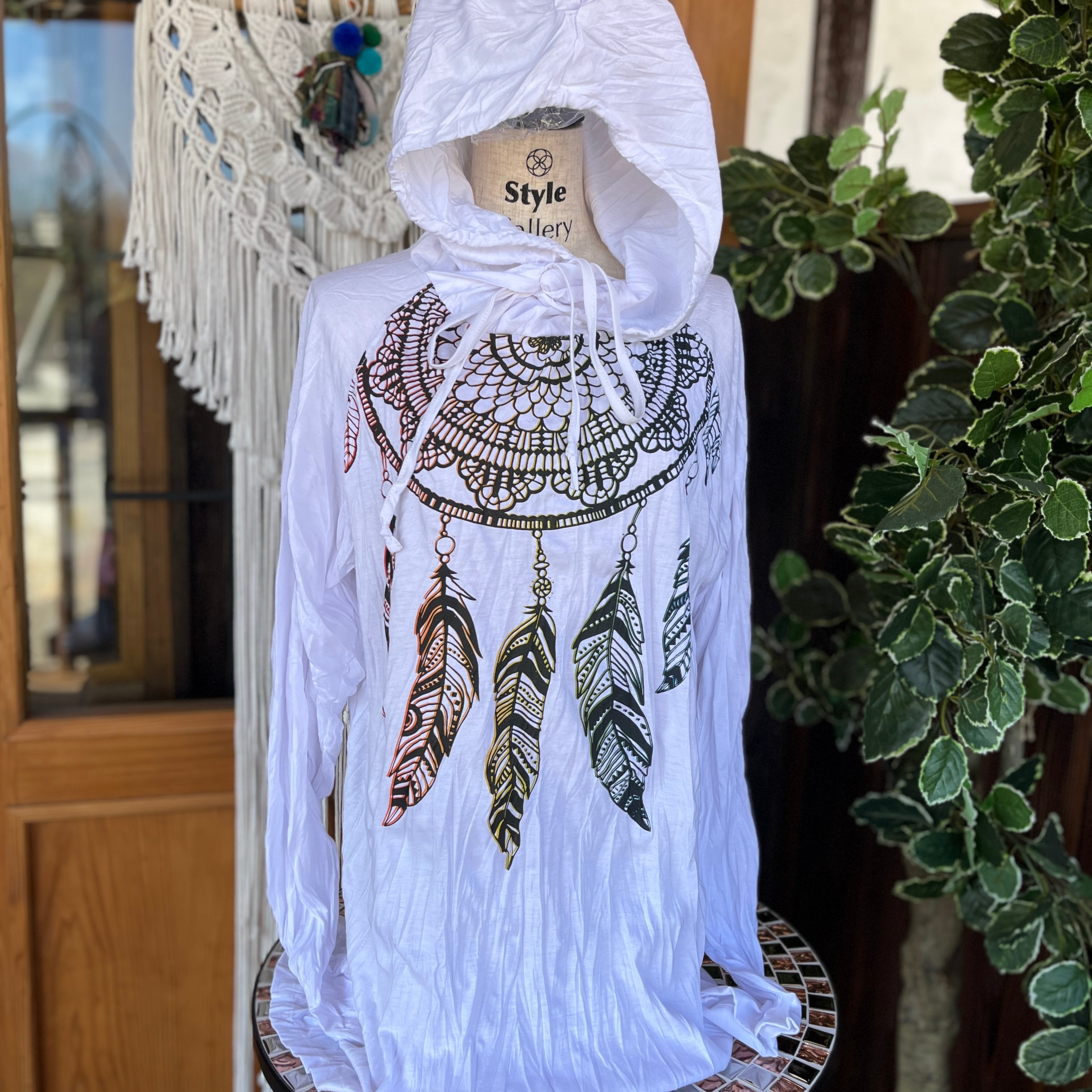 LGB シャツシワ加工パーカー