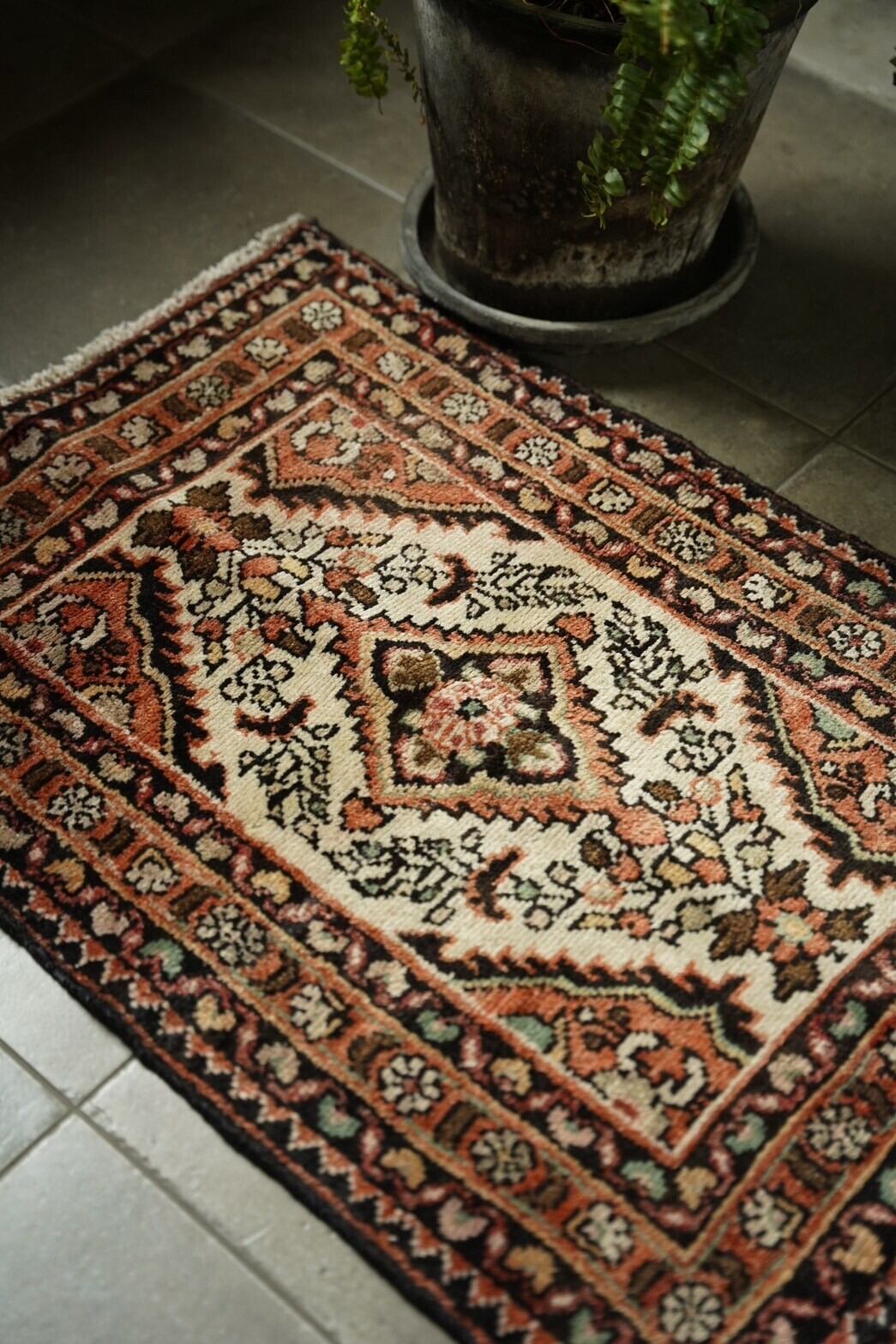 1236-Vintage Persian Malayer rug