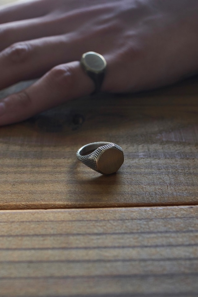 STUDBAKER OTTO SIGNET RING【STERLING SILVER】