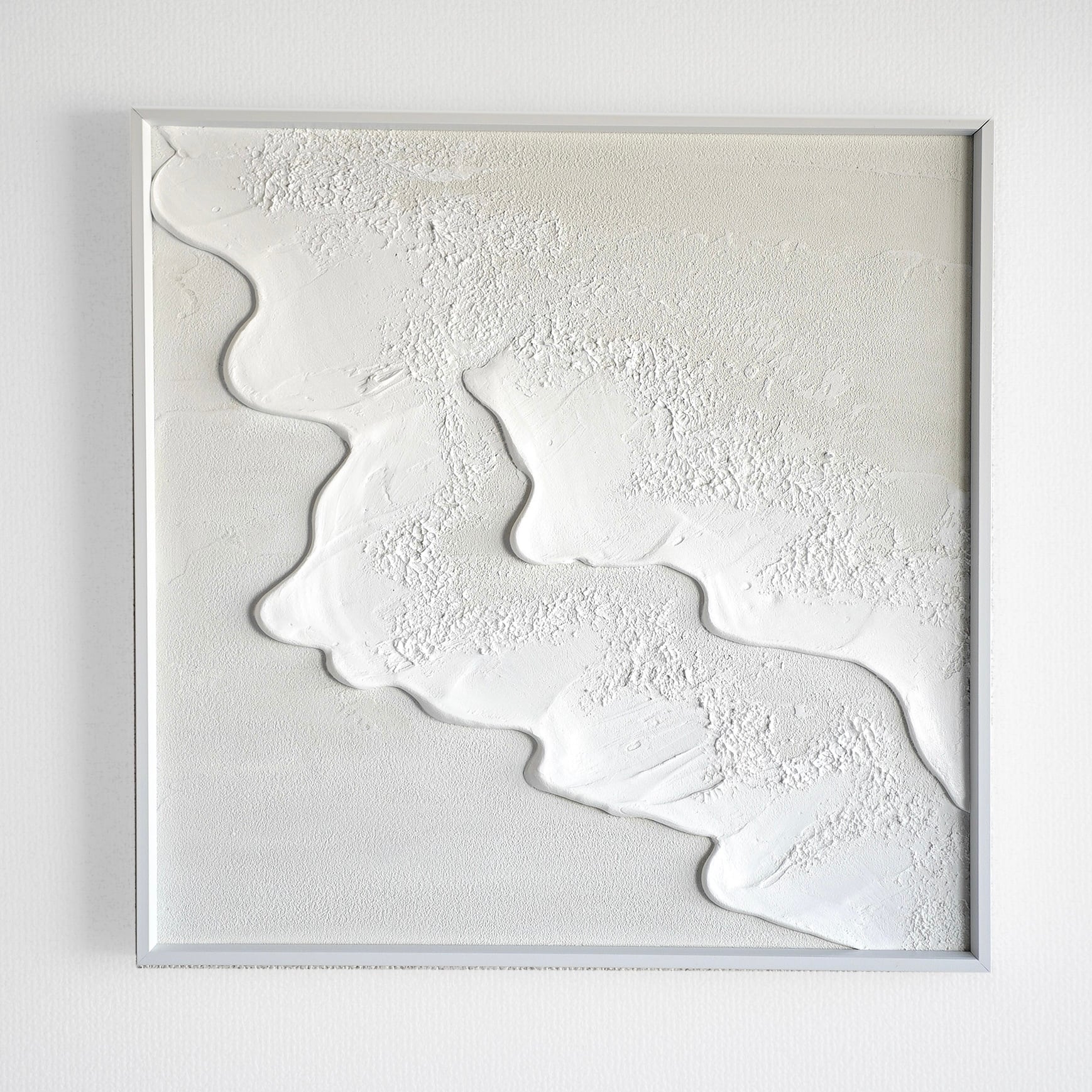 【Beach-traces-】グレージュ 40×40cm