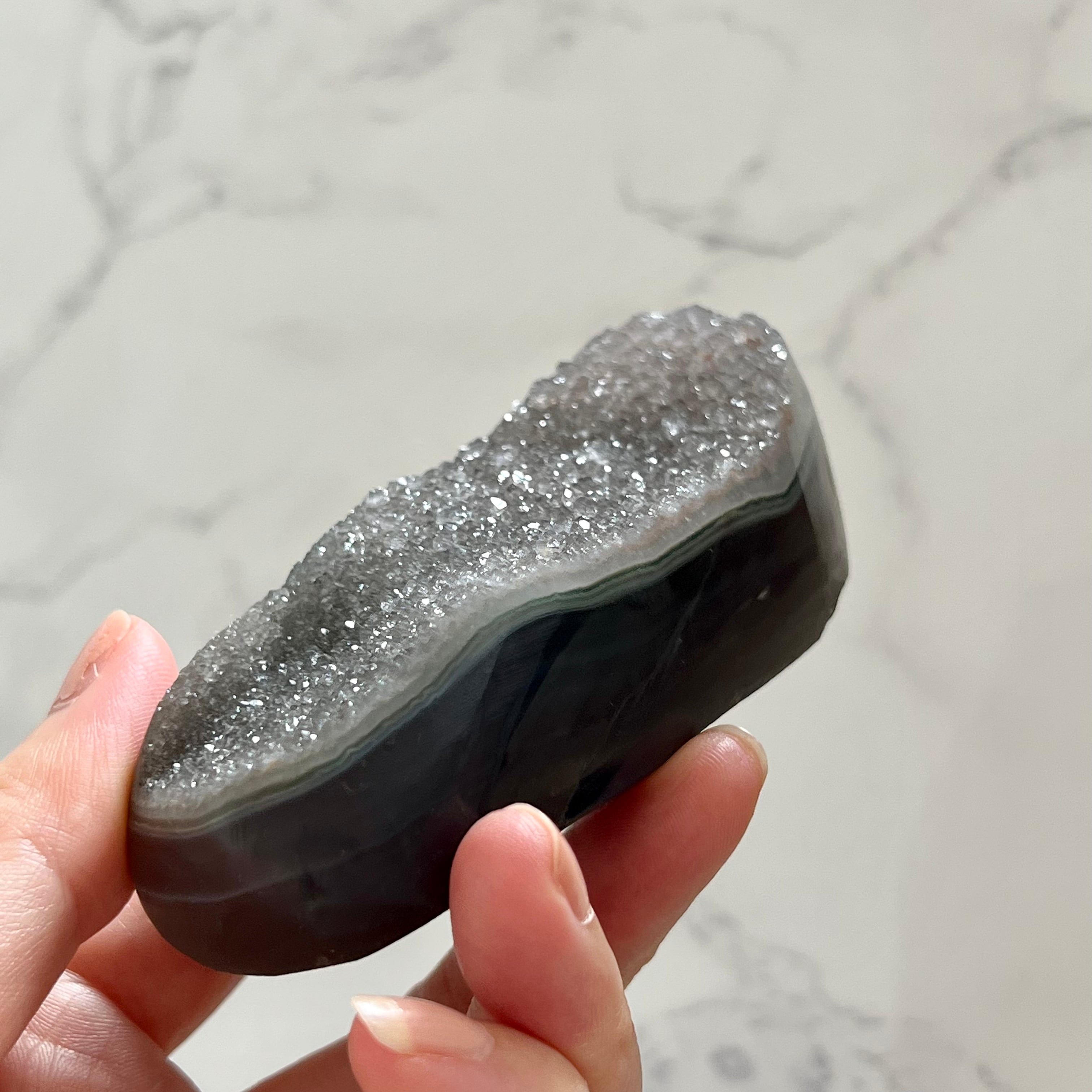 キラキラ細かい結晶が美しいドゥルージーアメジスト4＊アメジスト