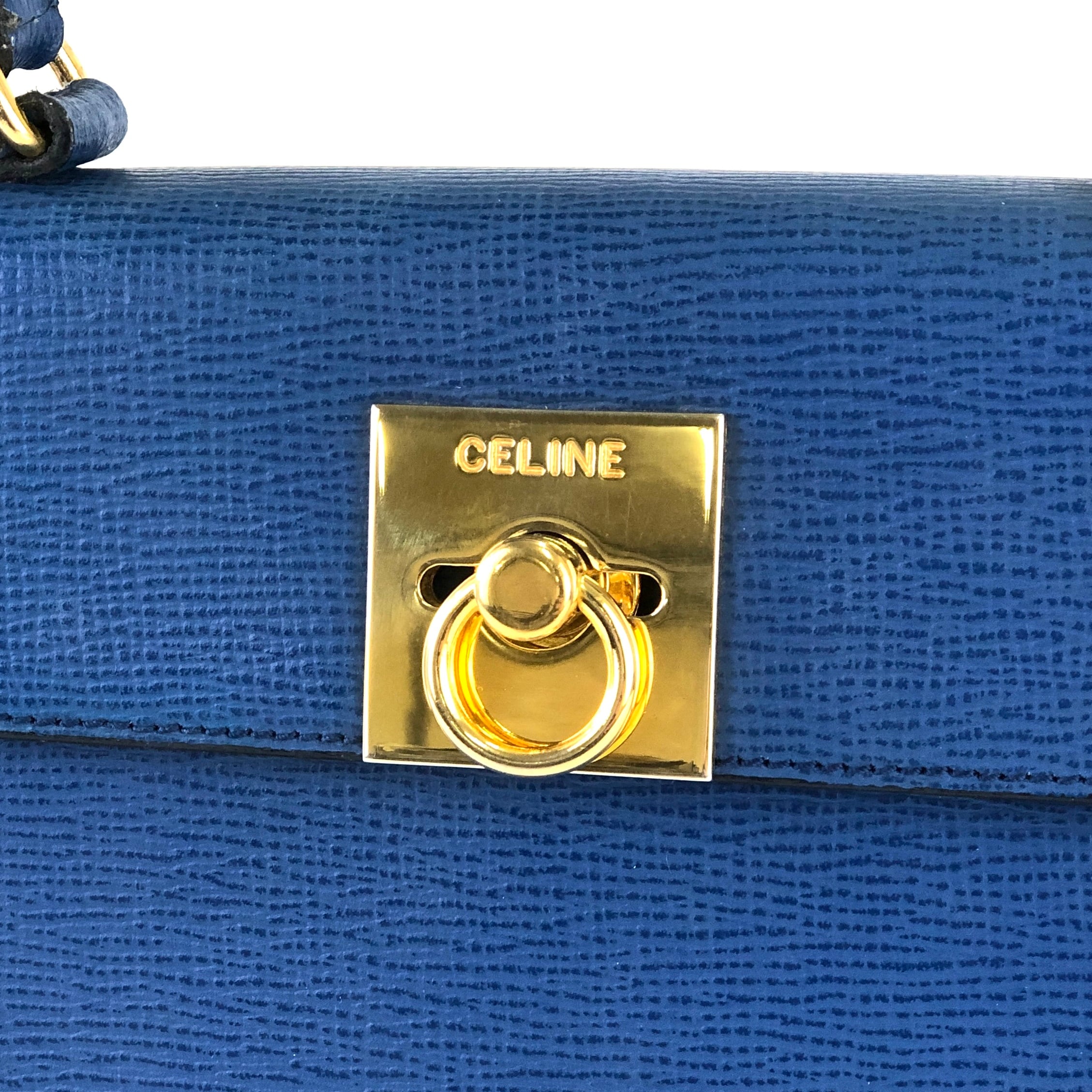 CELINE セリーヌ マンテル ガンチーニ ケリー レザー 2WAY ショルダー