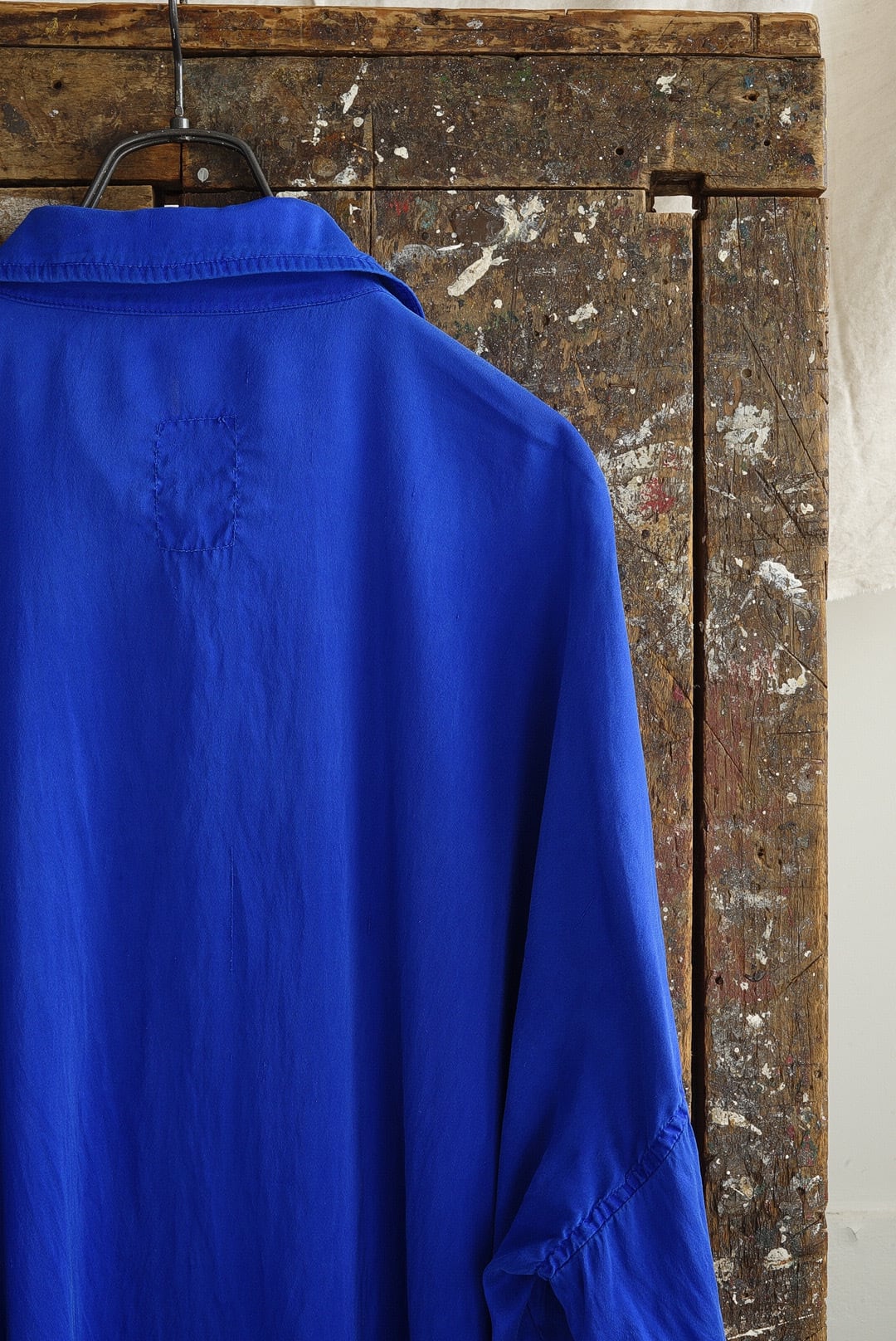CHEZ VIDALENC - SILK SHIRT AXL / HYDRANGEA | Brownie