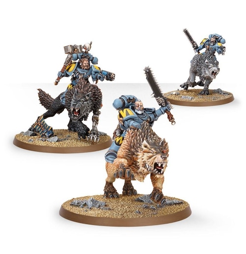 SPACE WOLVES TUHNDERWOLF CAVALRY