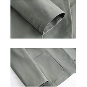 ボタンフロント レギュラー丈 シングルジャケット＆パンツ セットアップ af0126