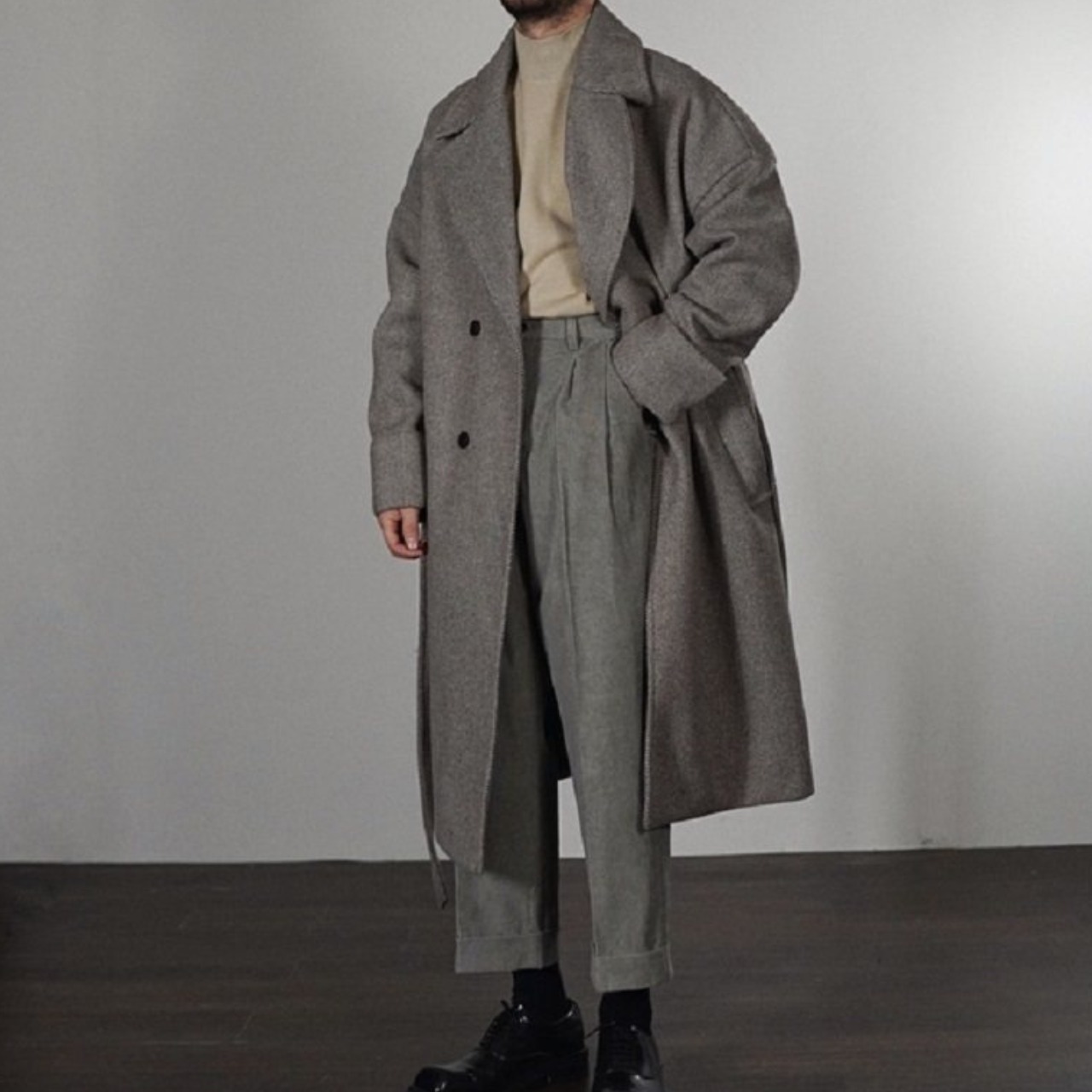 ベルトディテール パデッドコート 　TB1819・画像6