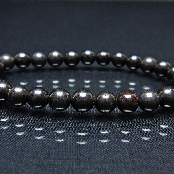 スギライト ブレスレット 7mm ブラックスギライト ブレス 一点物 メール便可 [M便 1/10] 111-45529