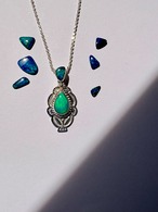 Australia Opal Flower Pendant Top