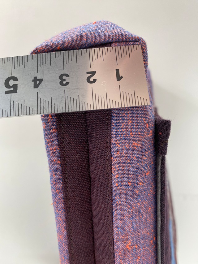 絣手作りアートショルダーバッグ　現品お届け