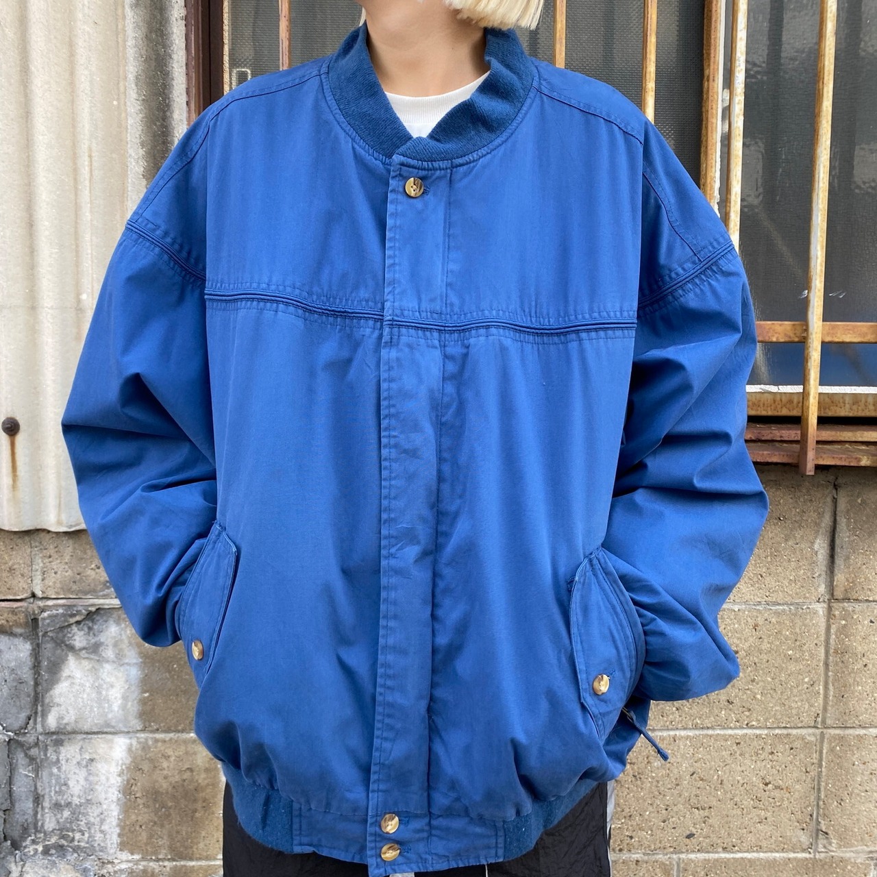90年代 Puritan カップショルダー ブルゾン ダービージャケット メンズ 