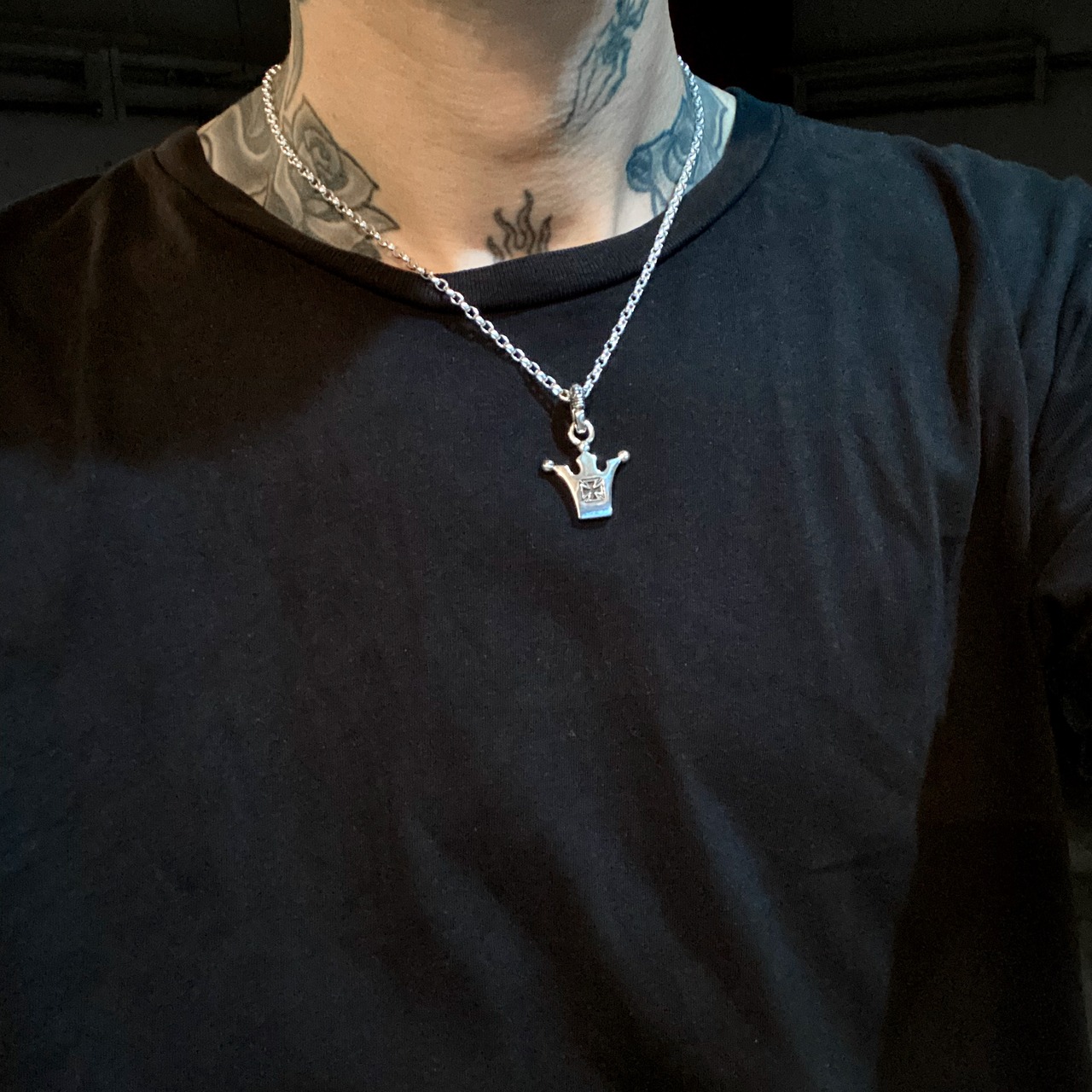 S:CROWN NECKLACE / Sクラウンチェーンネックレス