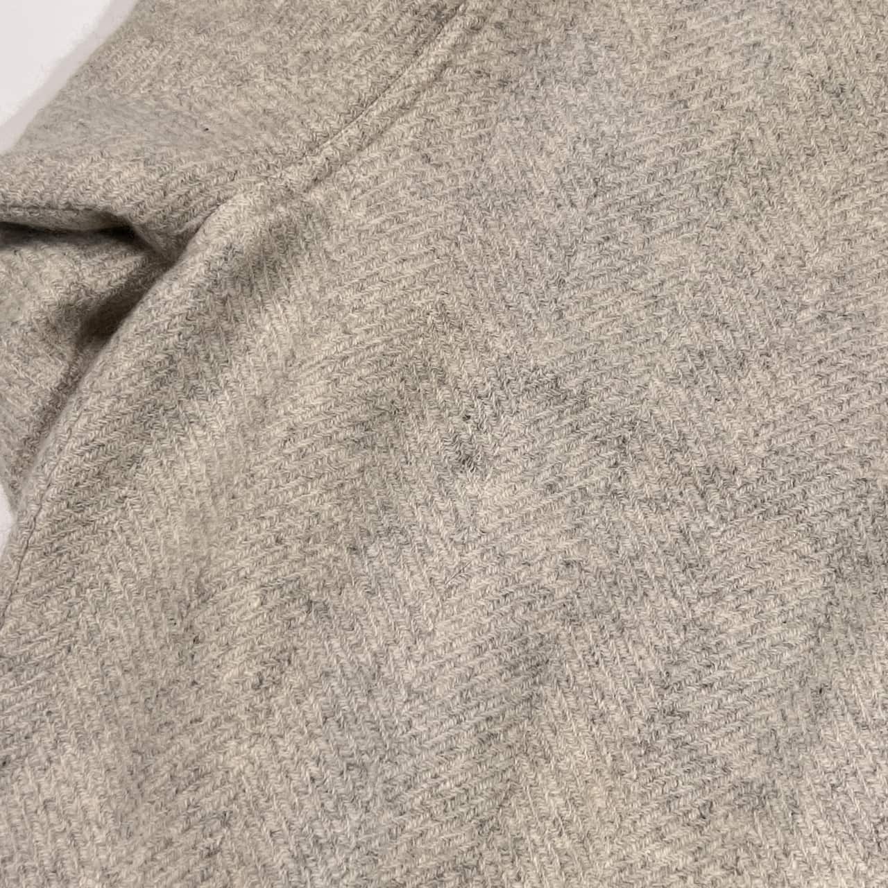 カシミヤ100% GEEGELLAN ジーゲラン ニット ジャケット 48/パールグレー系 メンズ