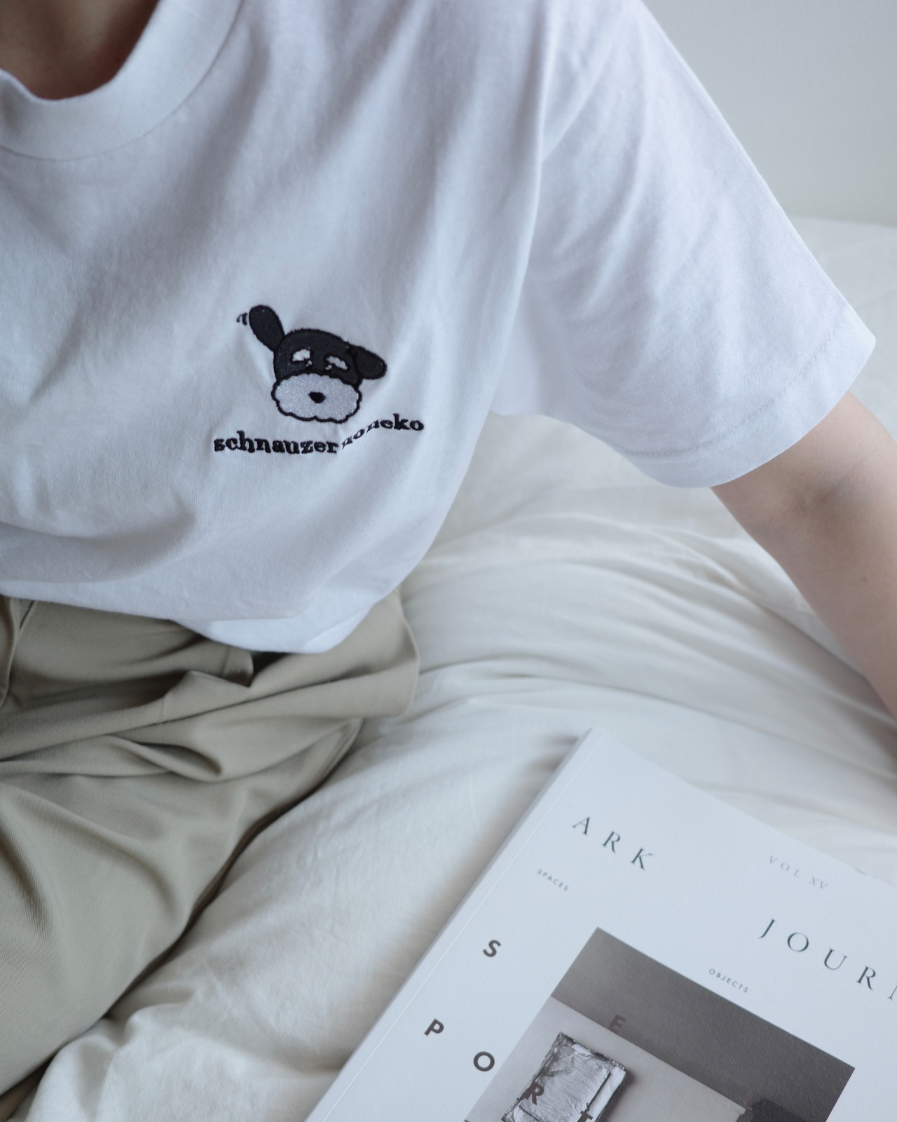 neko Embroidered Tshirt
