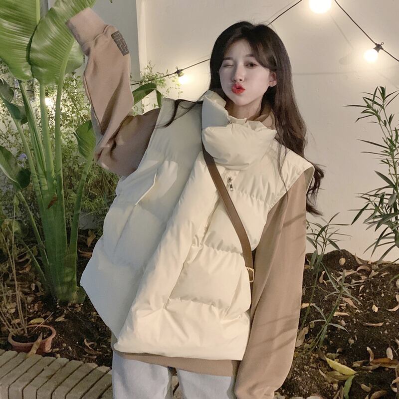 オータムウィンタールーズノースリーブジャケット コットン 秋物 冬物 スーパーモール11700778963