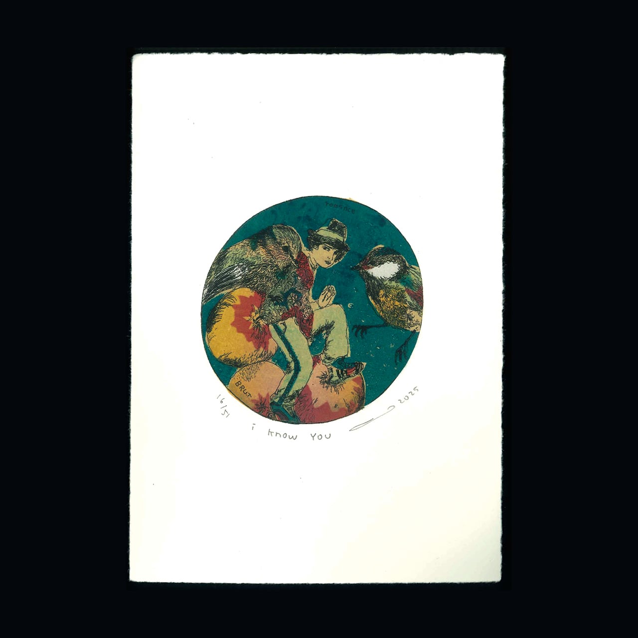 銅版画：イシイアツコ「i know you」 | ON SUNDAYS