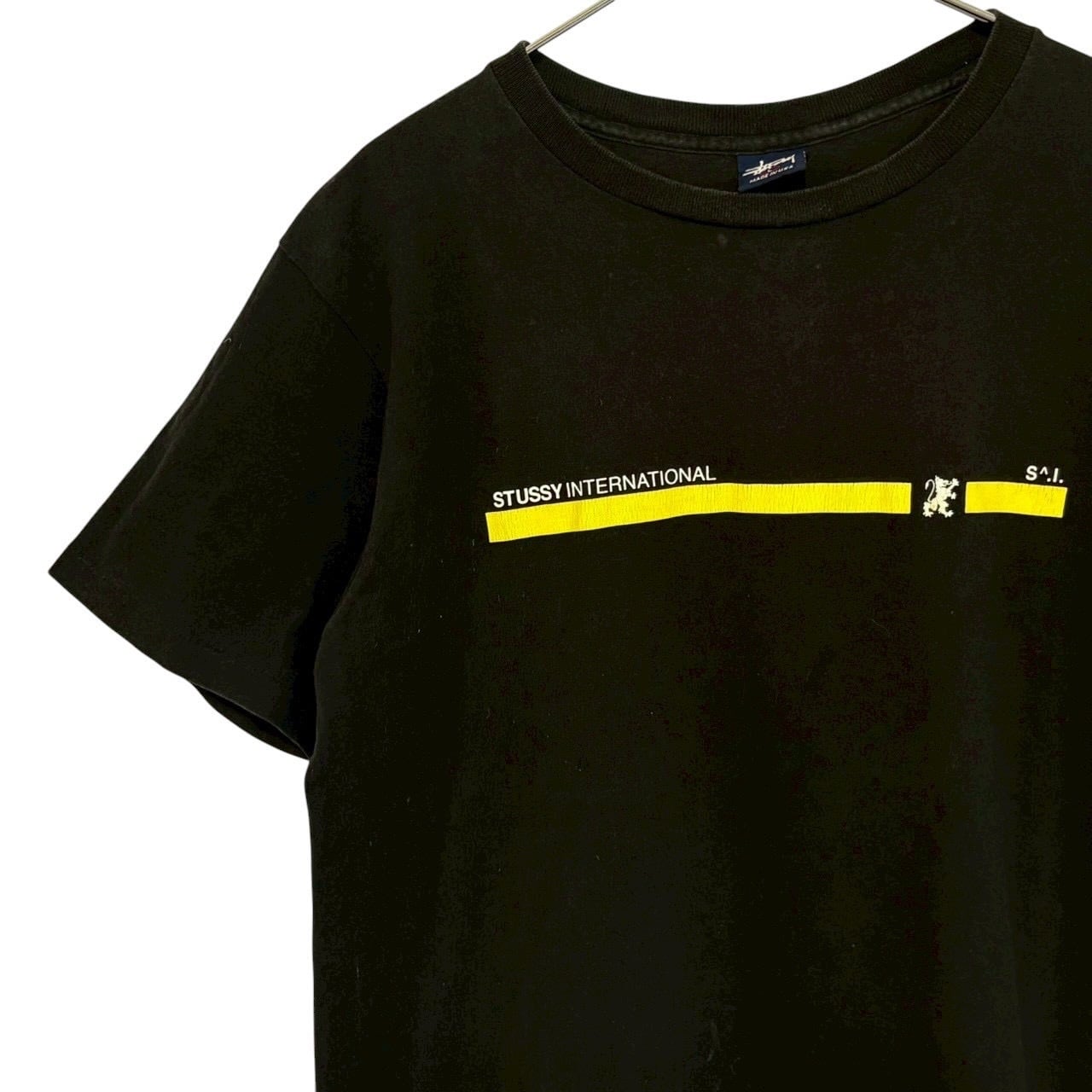 stussy ステューシー Tシャツ L センターロゴ プリントロゴ USA製 90s