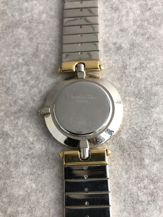 Christian Dior クリスチャン ディオール 腕時計 シルバー ステンレススチール クウォーツ 3026 vintage ヴィンテージ オールド ac3s4v