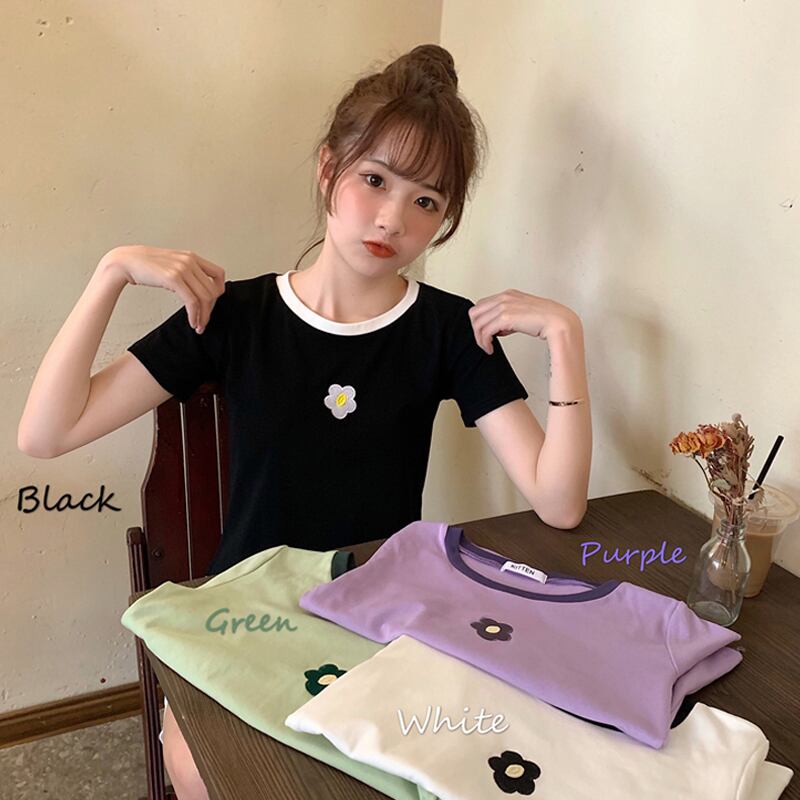 シャツ サマースタイルショートトップス Tシャツ 夏物 試着室27655571347