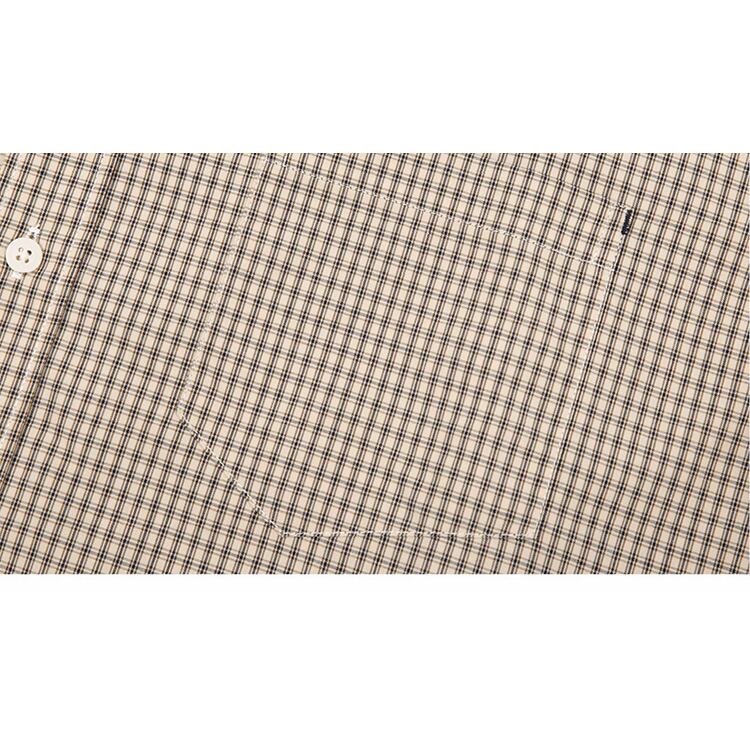 ★AMERICAN RETRO LOOSE CUT BASIC PLAID SHIRT　　　A0728
