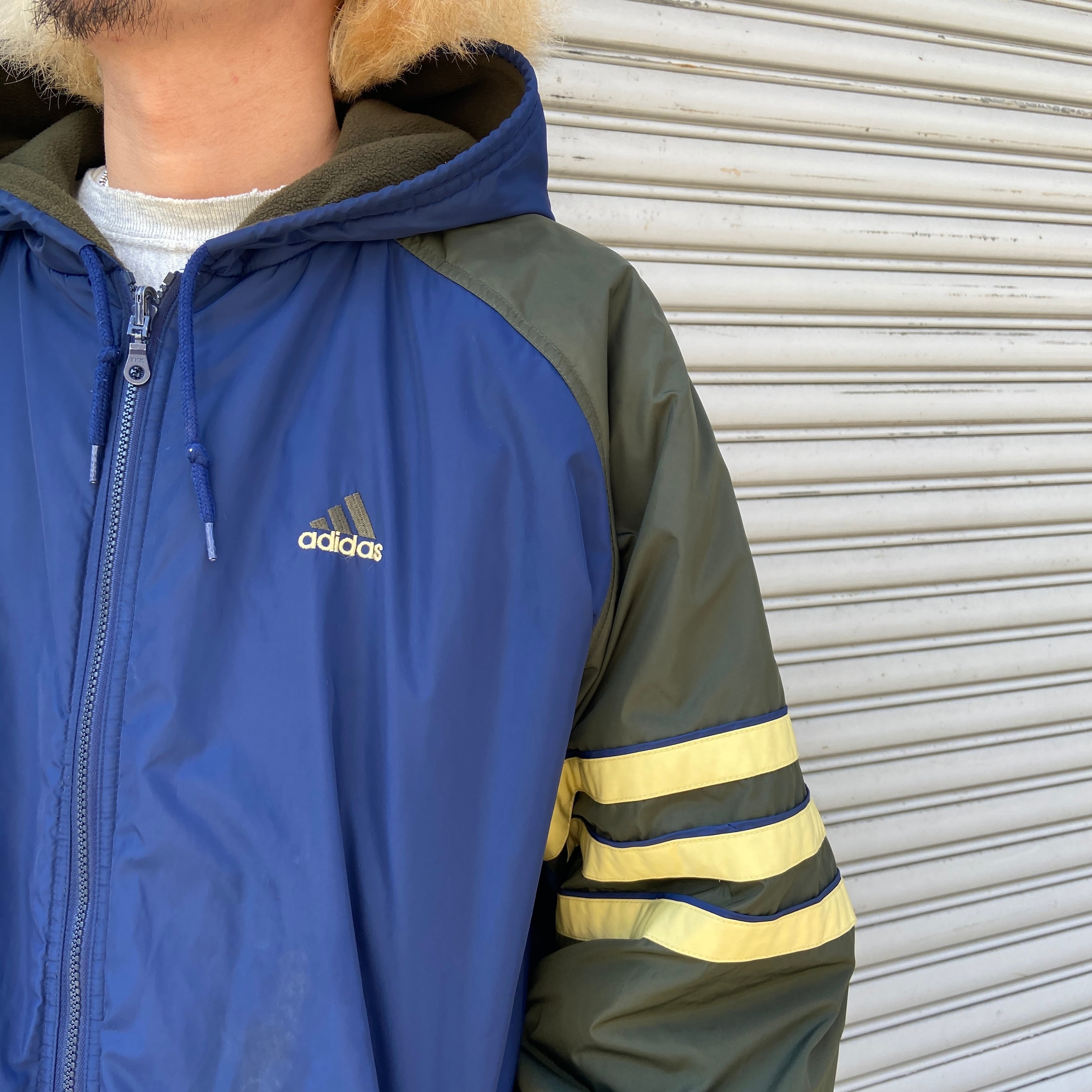 90s adidas アディダス リバーシブルジャケット ナイロン 90s adidas アディダス リバーシブルジャケット ナイロン