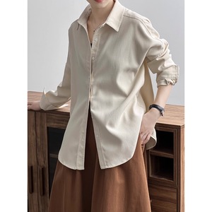 Boy Friend Style Retro Shirt?5colors 1348