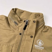 WOODS CANADA ウッズ カナダ アウトドア ベスト サイズ L /メンズ/ベージュ